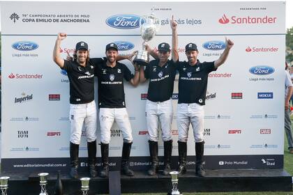Nicolás, Polito, Gonzalito y Facundo Pieres: Ellerstina campeón de Tortugas