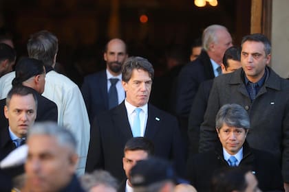 Nicolás Posse, el sábado por la mañana, al salir del Tedeum