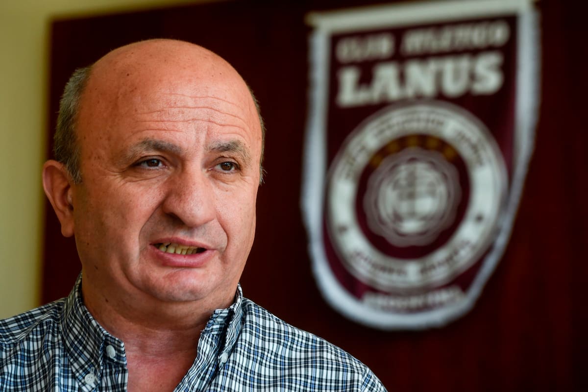 Nicolás Russo, presidente de Lanus