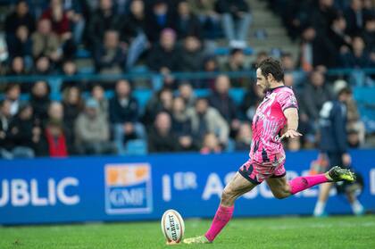 Nicolás Sánchez, quien recientemente se sumó a Stade Francais y ya es figura
