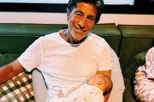 Nico Repetto fue a visitar a su nieto Timoteo y enterneció a todos con las fotos familiares