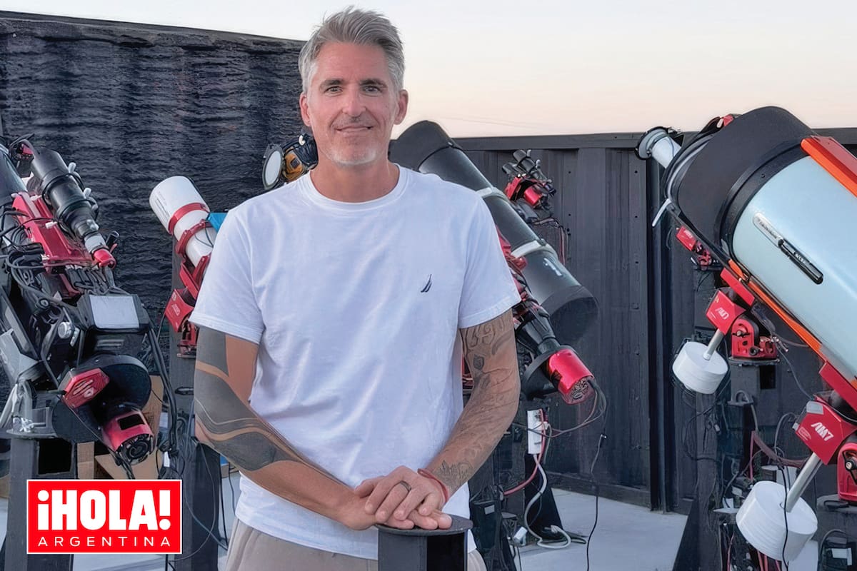 Nicolas tiene 38 años y descubrió en la astronomía una pasión que transformó su vida por completo