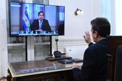 Nicolás Trotta y Sergio Massa