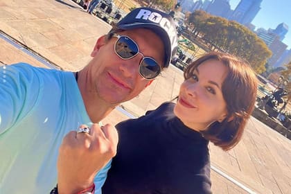 Nicolás Vázquez “entrena” en Filadelfia junto a Dai Fernández, la elegida para acompañarlo en Rocky, su próximo proyecto teatral