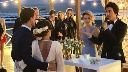 Nicolás Vázquez y Gimena Accardi, felizmente casados