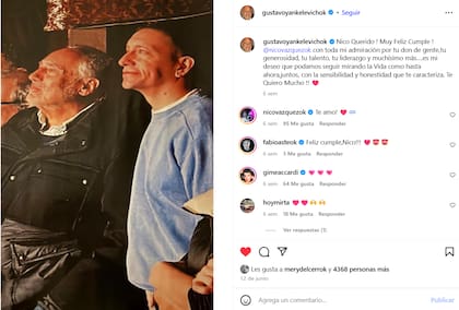 Nicolás Vázquez y Gustavo Yankelevich mantienen una estrecha relación personal y profesional desde hace años