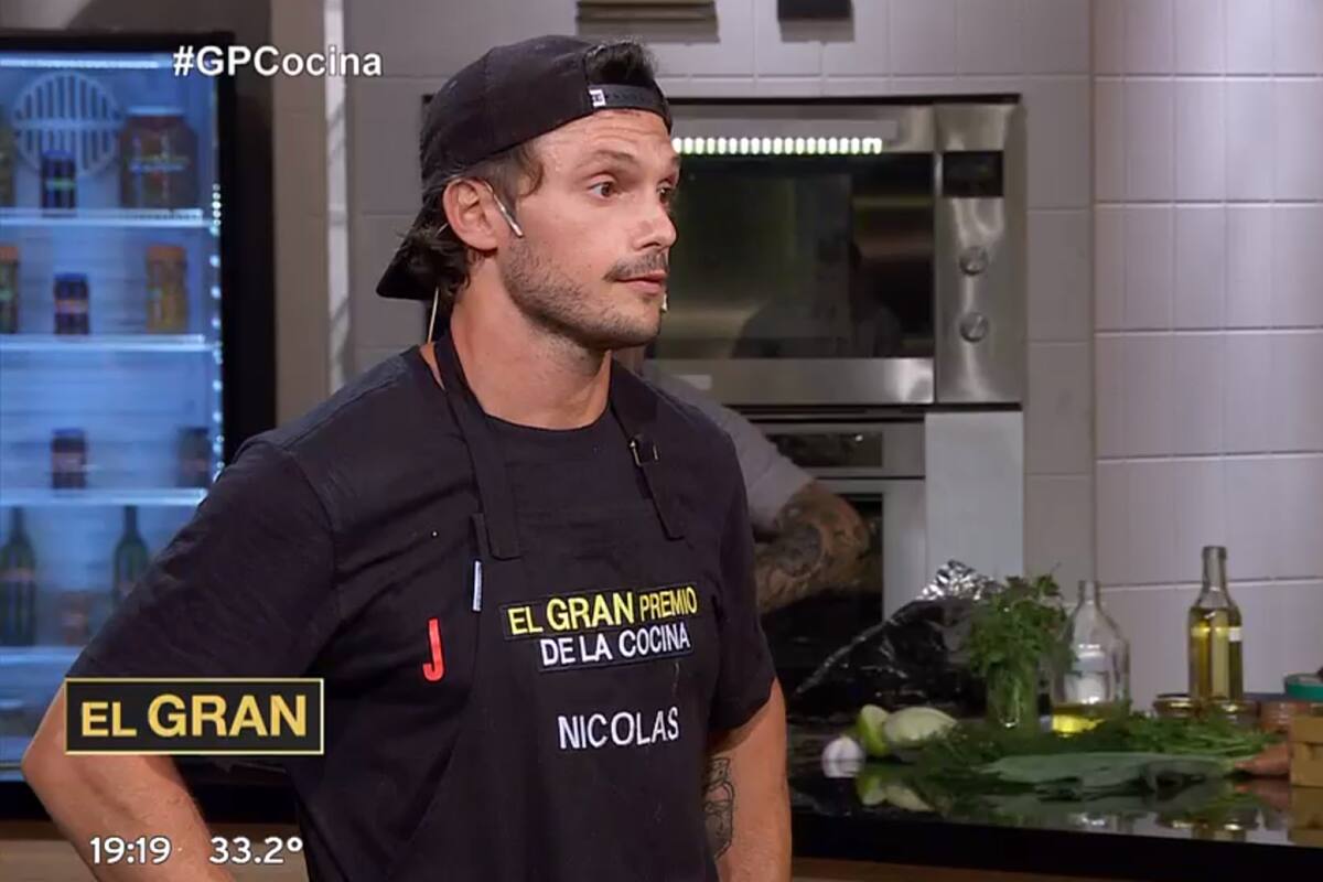 Nicolás y Julián discutieron ayer por el espacio en el reality culinario