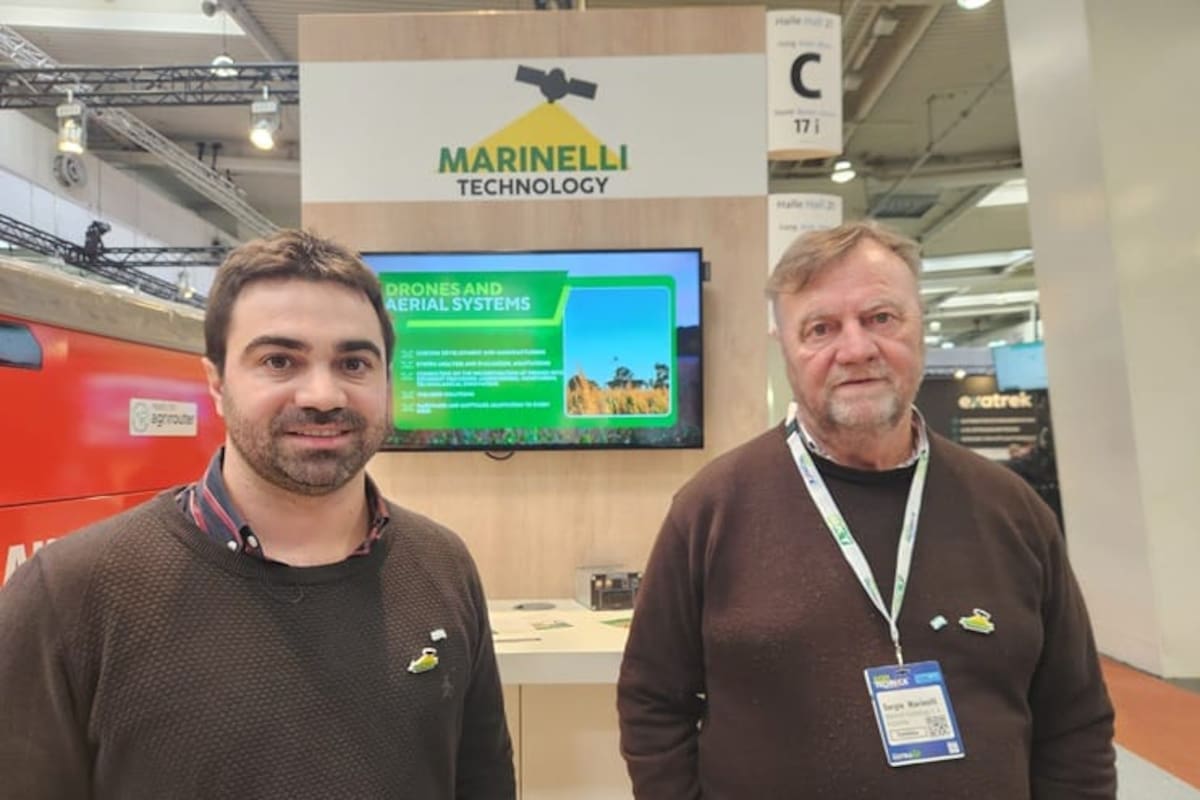 Nicolás y Sergio Marinelli en Agritechnica, Alemania