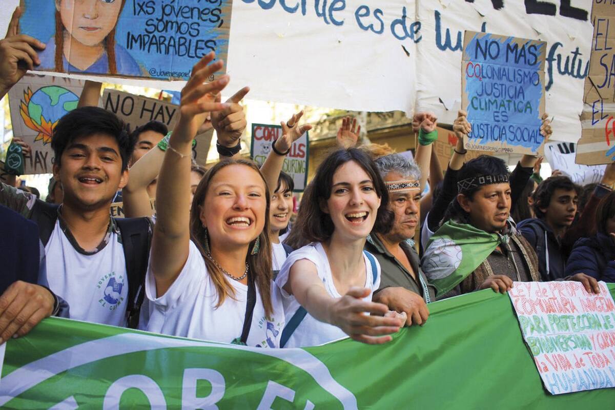 Nicole Becker forma parte de Jóvenes por el Clima, organización que en el país representa a Fridays for Future.