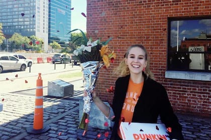 Nicole escribió una tesis acerca de cómo reintroducir a la marca Dunkin Donuts a la Argentina y, por supuesto, extraña las donuts estadounidenses.