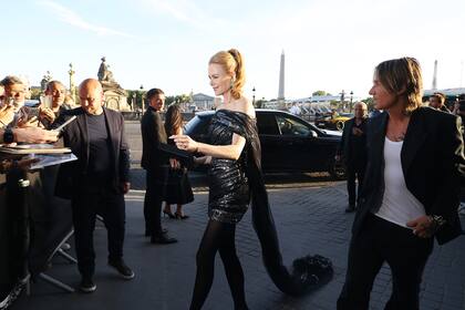 Nicole Kidman llegó a la cita junto su marido Keith Urban
