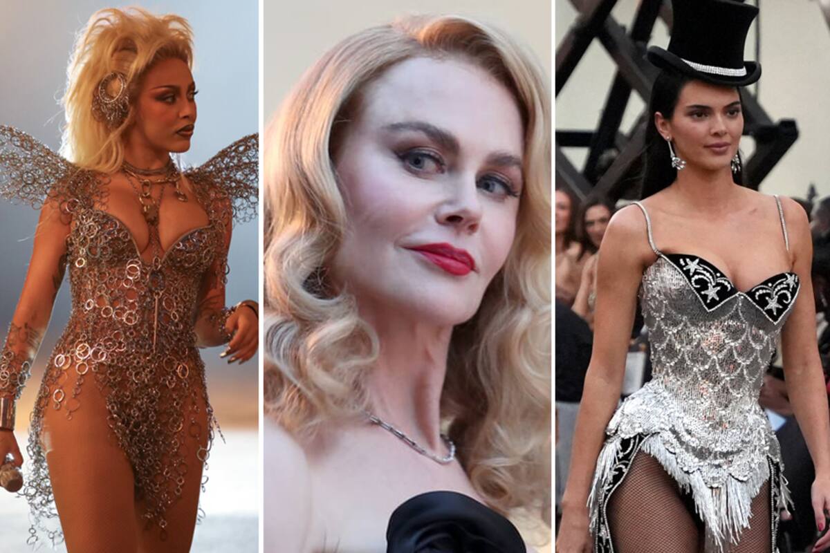 Nicole Kidman representó a la Gilda de Rita Hayworth en el desfile que organizó la revista Vogue ayer, en Hollywood mientras que también se lucieron Doja Cat y Kendall Jenner
