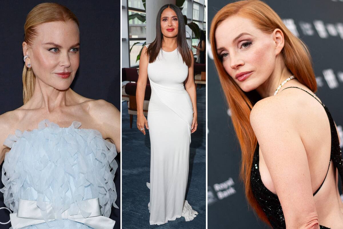 Nicole Kidman, Salma Hayek y Jessica Chastain, tres glamorosas actrices que pasaron por Toronto