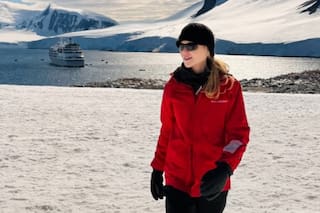 Nicole Kidman viajó a la Antártida tras su divorcio y se mostró radiante en el paisaje blanco