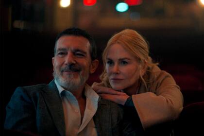 Nicole Kidman y Antonio Banderas en una escena del thriller erótico Babygirl