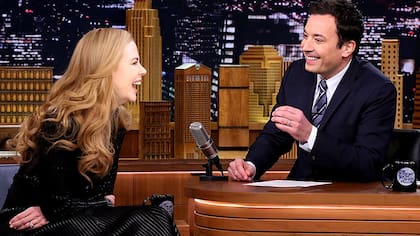 Nicole Kidman y Jimmy Fallon tuvieron un hilarante intercambio