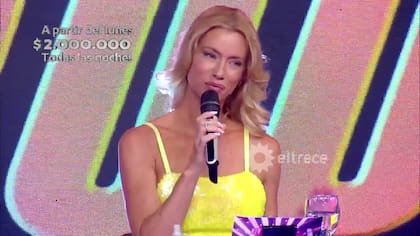 Nicole Neumann en Los 8 escalones de los 3 millones