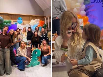 Nicole Neumann invitó a sus familiares y amigos al cumpleaños de su hijo, Cruz