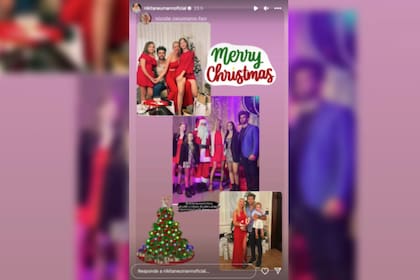 Nicole Neumann mostró fotos de una Navidad pasada con sus hijas (Foto Instagram @nikitaneumannoficia)