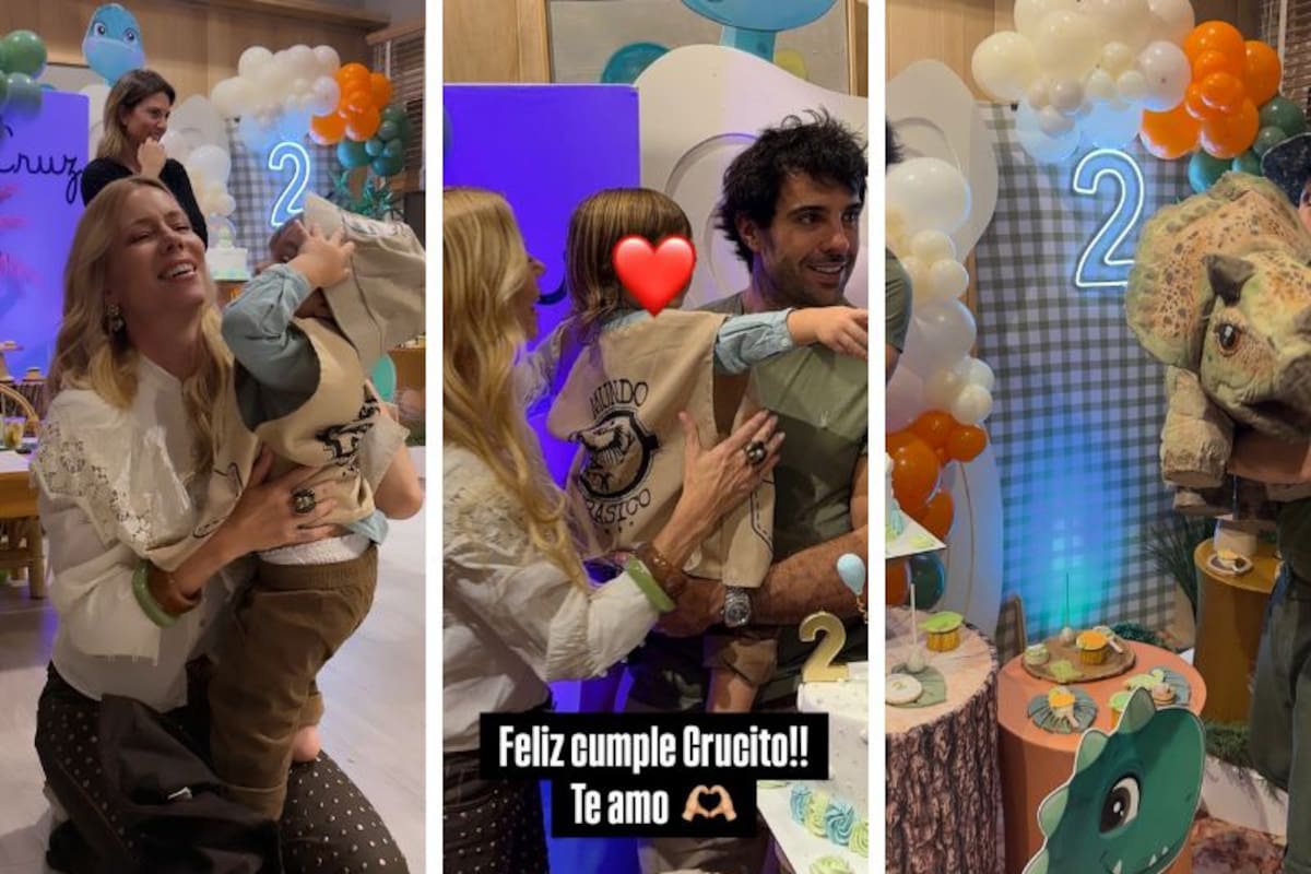 Nicole Neumann mostró todos los detalles del festejo de cumpleaños de Cruz