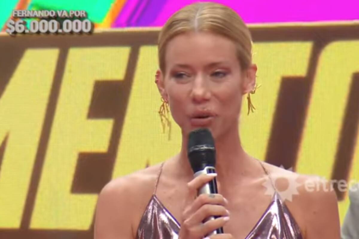 Nicole Neumann no pudo ocultar su emoción al advertir el amor entre un participante y su esposa (Foto: Captura eltrece)