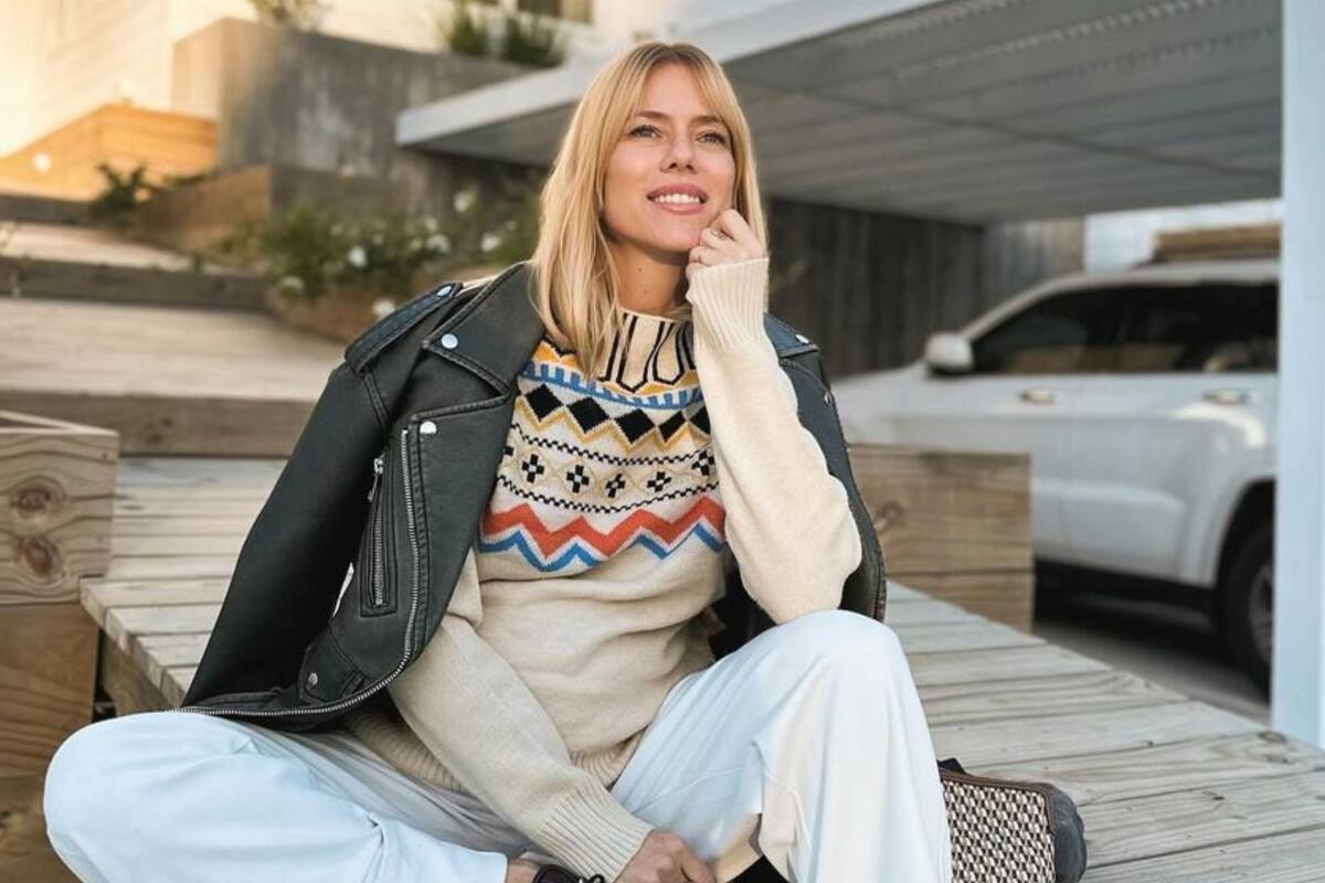 Nicole Neumann se mostró feliz a la espera de su bebé