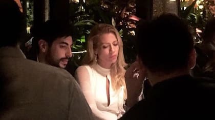 Nicole y Facundo, cena romántica en Madrid