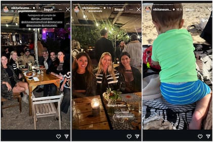 Nicole y su esposo participaron del festejo por el cumpleaños de su cuñado, Jorge Otamendi