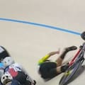 La ciclista que sufrió una fuerte caída en los Juegos Suramericanos y fue arrollada por dos rivales