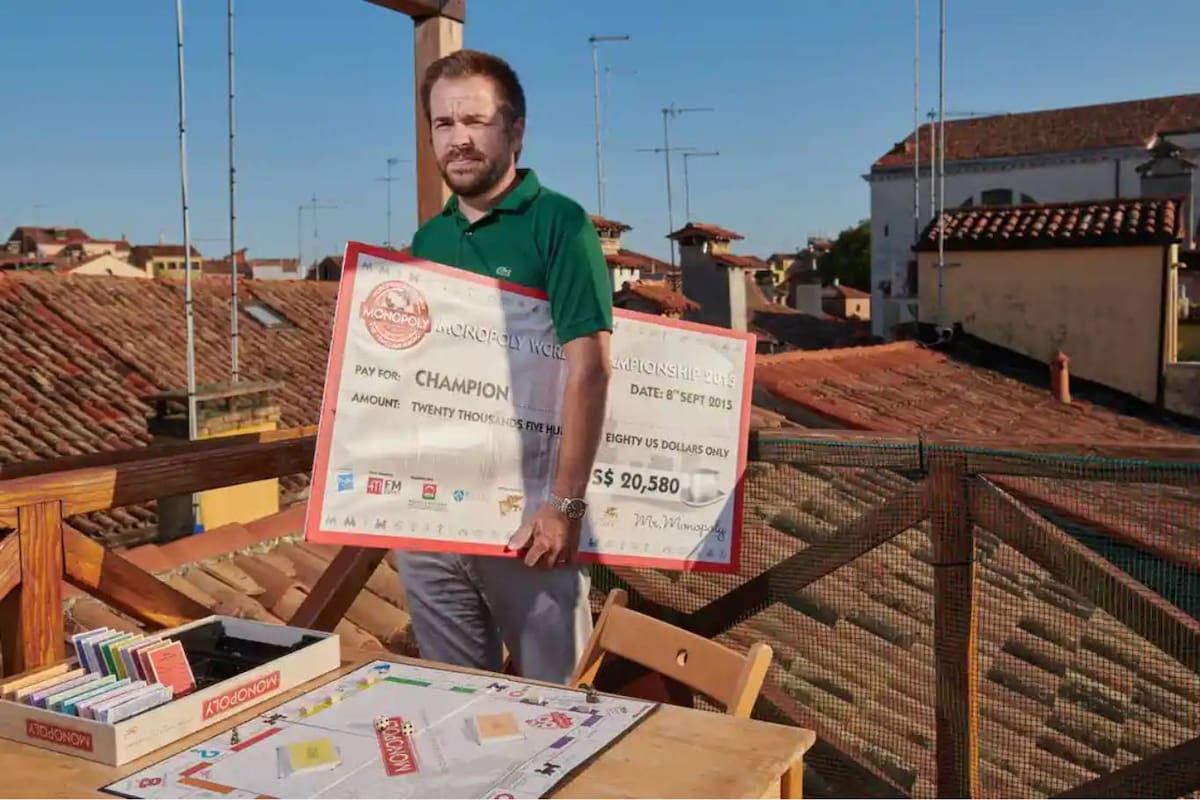 Nicolò Falcone comenzó a jugar al Monopoly en su Venecia natal con su padre y hermano: "Fueron mis primeros entrenadores", relata