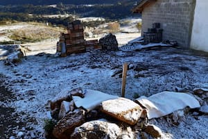 Nieve en Bom Jardim da Serra en Santa Catarina, Brasil