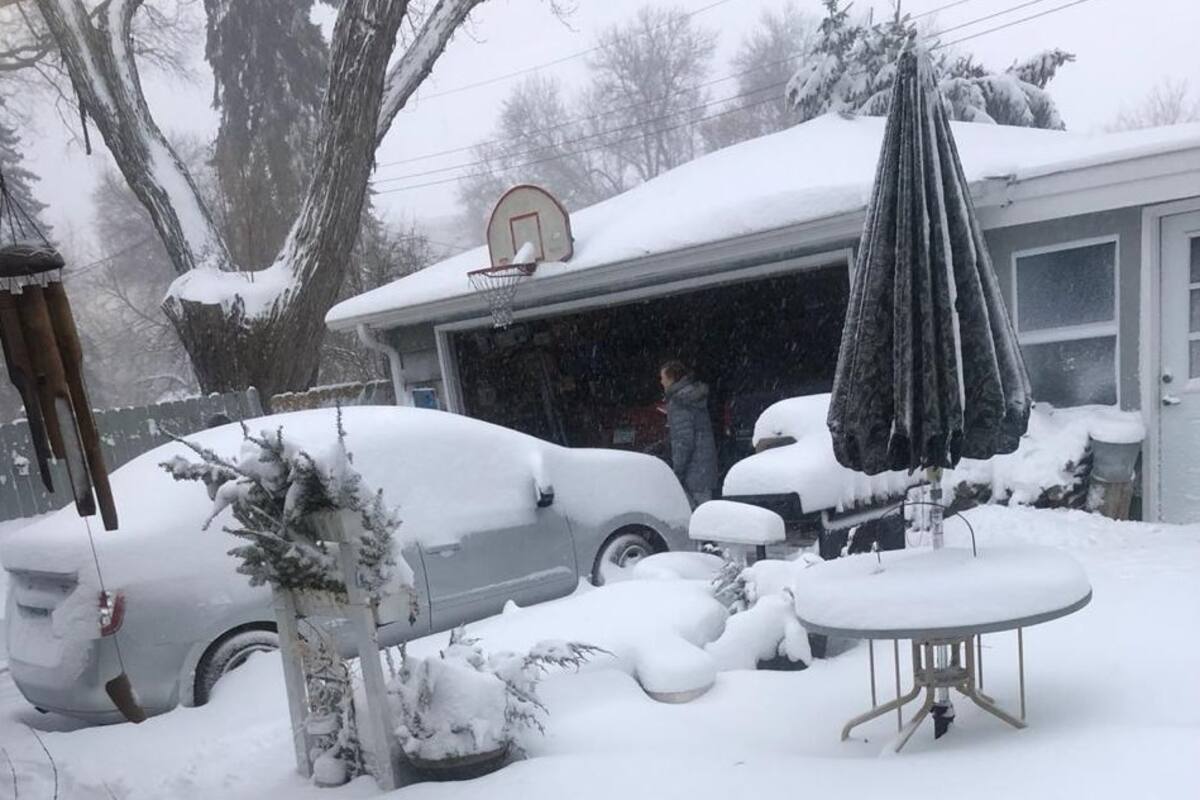 Nieve en Estados Unidos