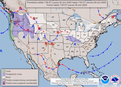 Nieve en Illinois: el jueves 2 de enero, se espera que el centro y norte del estado experimenten mezclas de lluvia y nieve, con acumulaciones menores a 2,5 cm