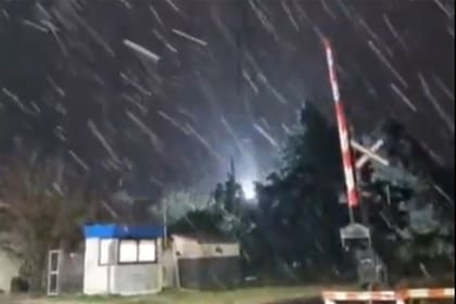Nieve en Pilar este lunes 23 de junio de 2025