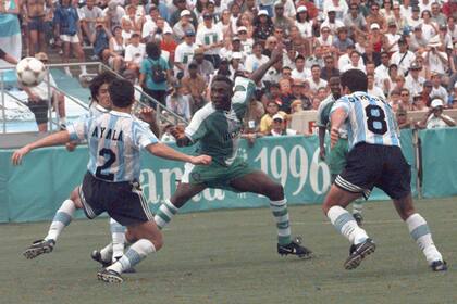Nigeria venció a la Argentina en la final de los Juegos Olímpicos de Atlanta 1996