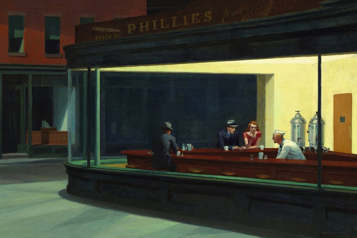 Nighthawks, obra de Edward Hopper.