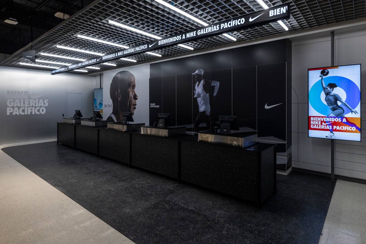 Nike invirtió US$2 millones en su nueva tienda en Galerías Pacífico y anunció para 2025 al menos otras siete aperturas