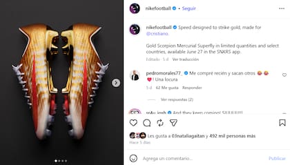 Nike preparó un diseño único para Cristiano Ronaldo en su sexta Copa del Mundo