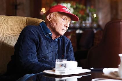 Niki Lauda después del trasplante de pulmón