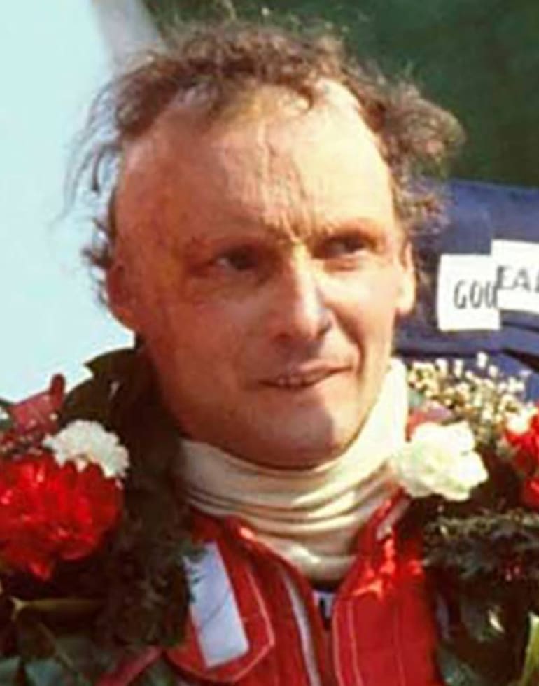 Niki Lauda fue campeón del mundo de la Fórmula 1 tres veces, dos de ellas fueron después del accidente que casi le cuesta la vida