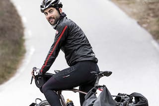 Aventura en bici: recorrió 43 países de Europa en 10 meses