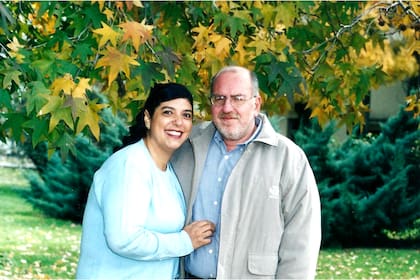 Nilcéia y Luis. "Nos saludamos con un abrazo y una emoción tan grande, que parecía que ya nos conocíamos desde hacía muchos y muchos años".