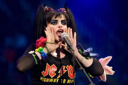 Nina Hagen en 2011 en la apertura del congreso de iglesias evangélicas en Dresde
