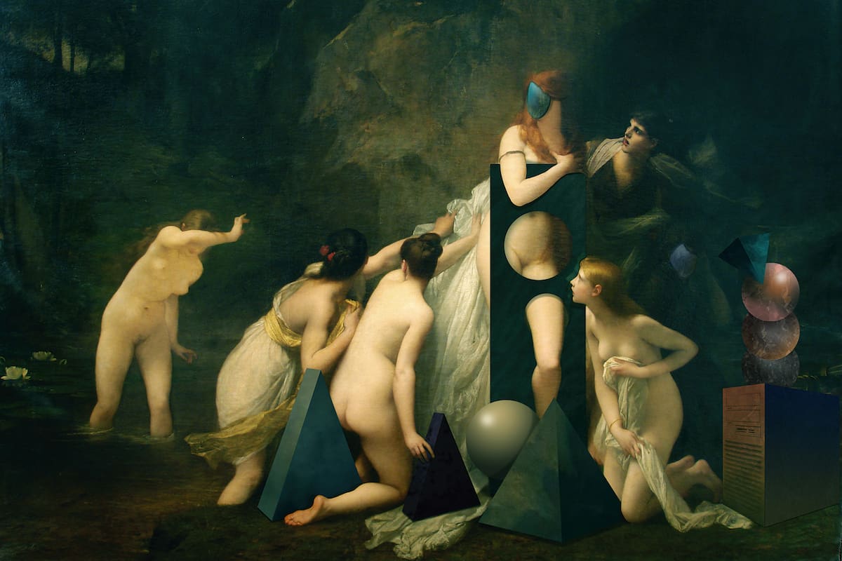 Ninfxs, de Adriana Minoliti, una de las obras ganadoras del Premio Nacional de Pintura Banco Central exhibidas en el CCK