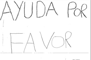 La carta de una niña detenida en un centro del ICE en Texas que pidió la liberación de toda su familia