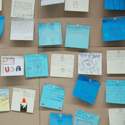 Niños recuerdan los hechos del 9/11