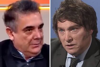 Nito Artaza y Javier Milei