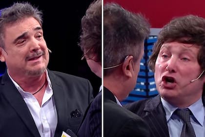 Nito Artaza y Javier Milei mantuvieron una fuerte discusión en el piso de Intratables, en septiembre del 2019