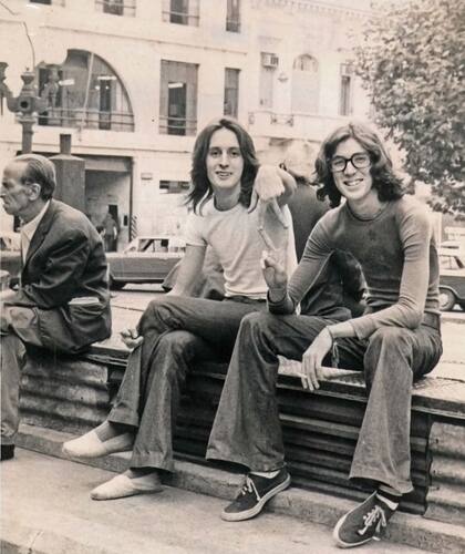 Nito Mestre y Charly García en tiempos de Sui Generis