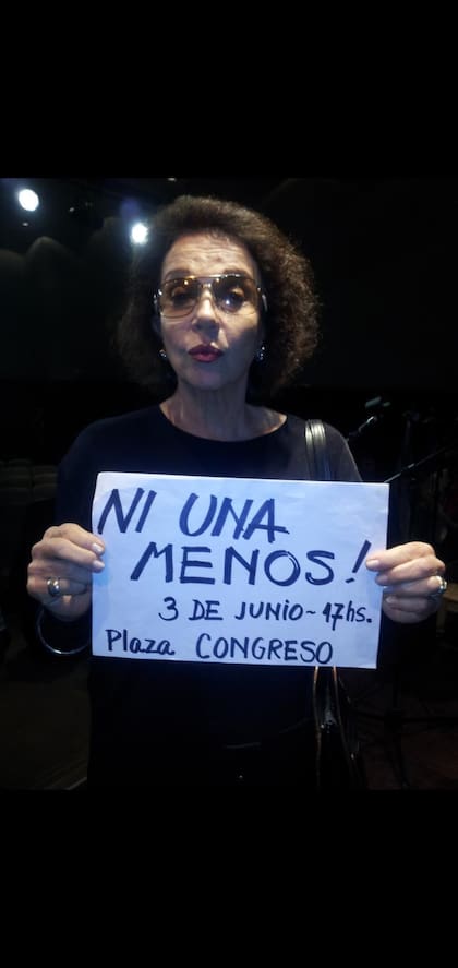 #NiUnaMenos: Adriana Gardiazabal, siempre comprometida con la lucha feminista